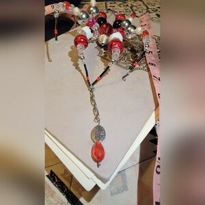 Handmade Red And Black Spider Suncatcher
